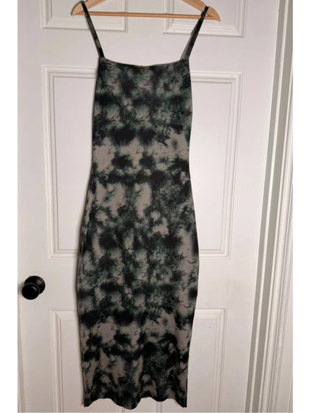 Zara Bodycon Tie Dye Maxi Dress Small